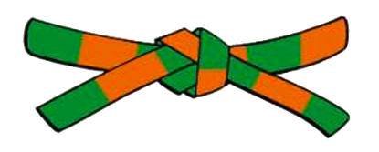 Passage de grade - Ceinture orange-verte
