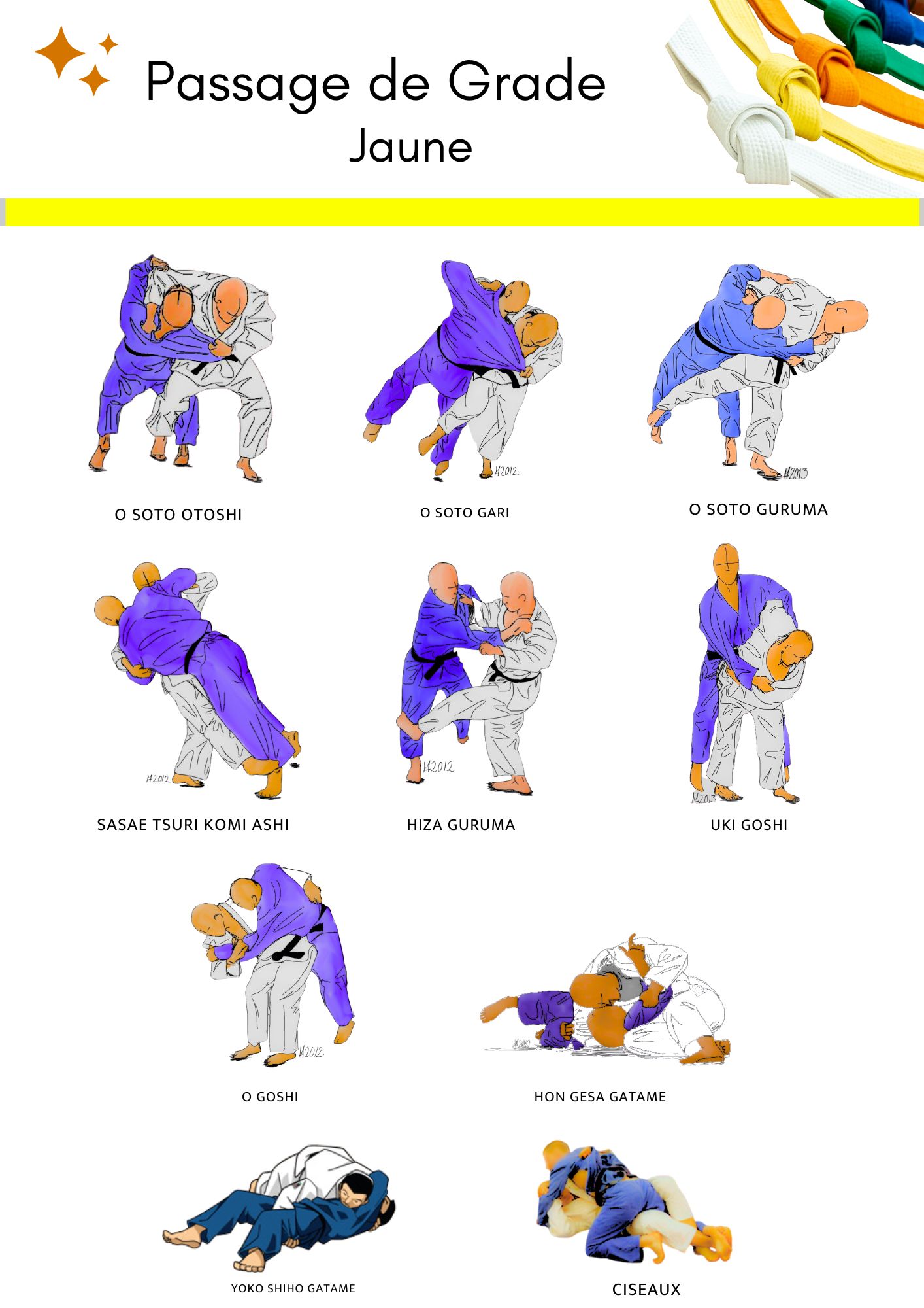 Ceinture Jaune